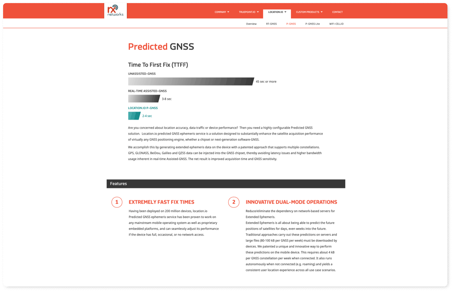 Rx Networks web design and development three