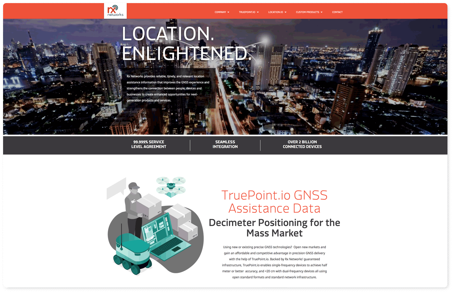 Rx Networks web design and development one