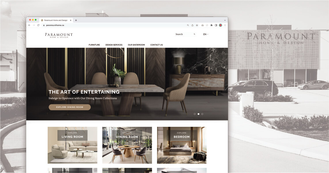 Paramount home and design website launch!