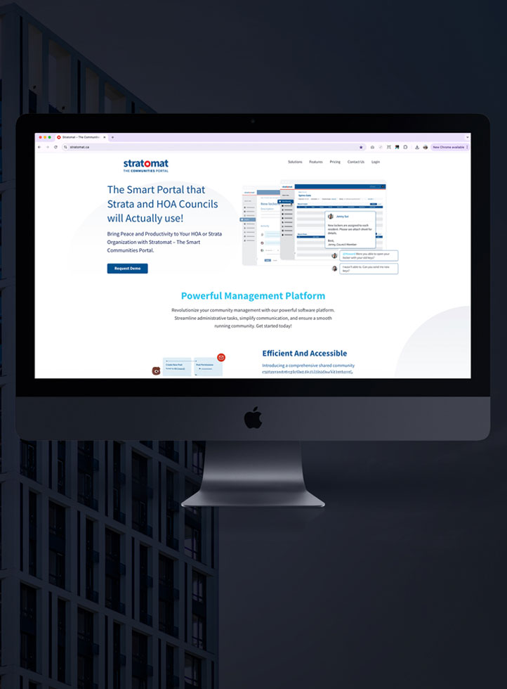 Screenshot of Stratomat