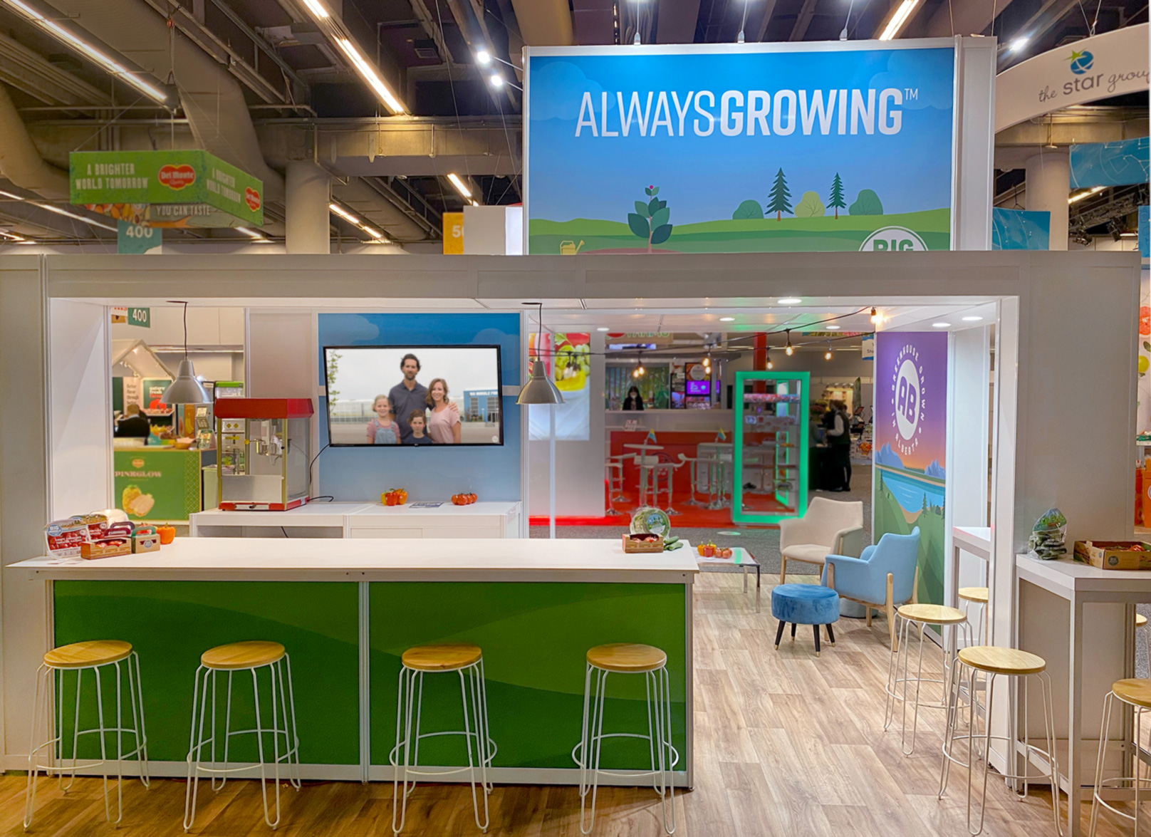 big marble farms CPMA booth front