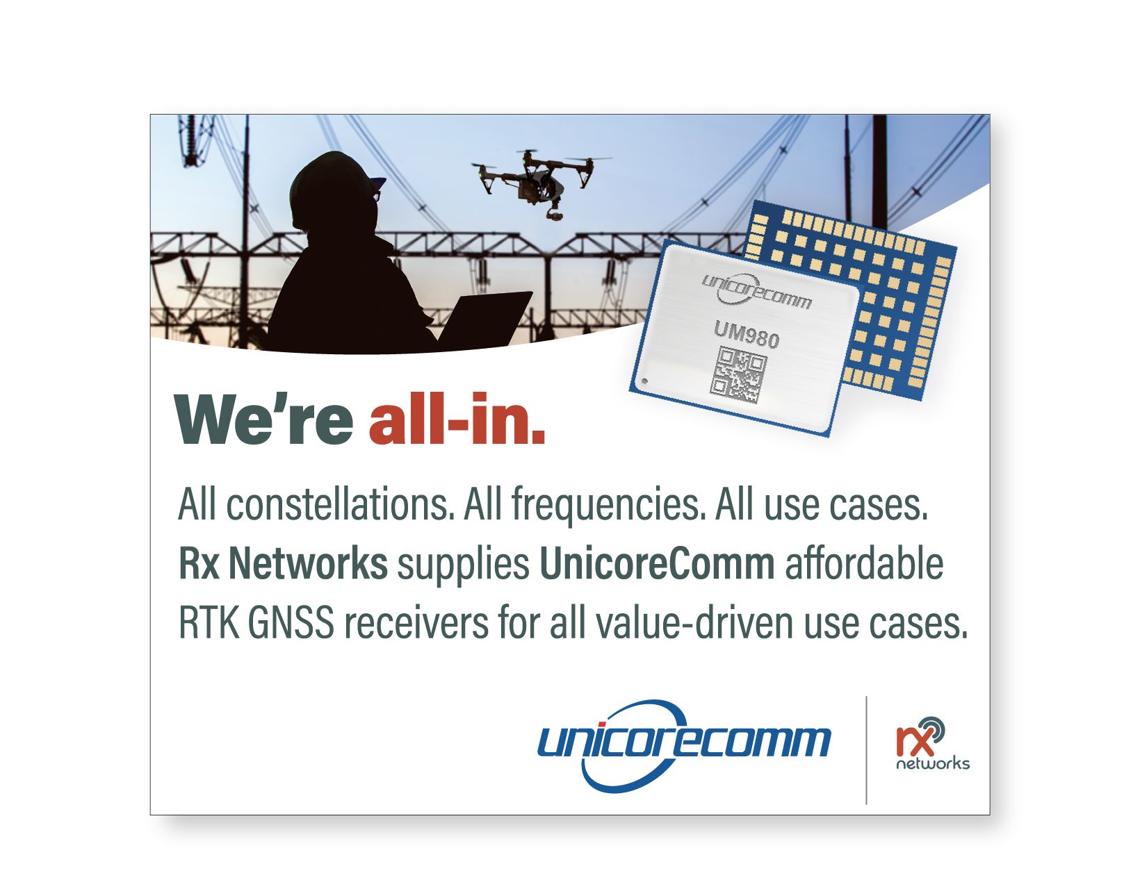 man controlling drone we're all in ad