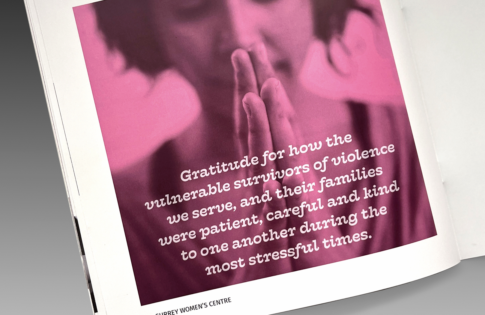 Open booklet for annual Report