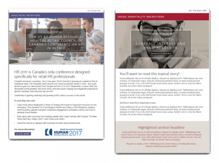JRoss Recruiters E-newsletters