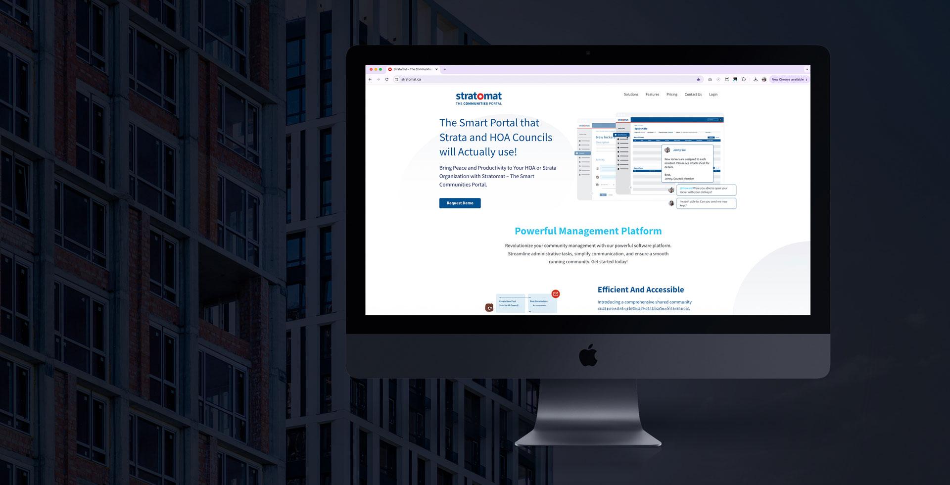 Screenshot of Stratomat